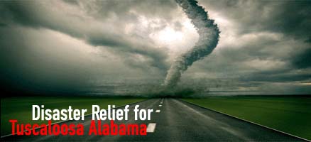 Disaster Relief for Tuscaloosa Alabama